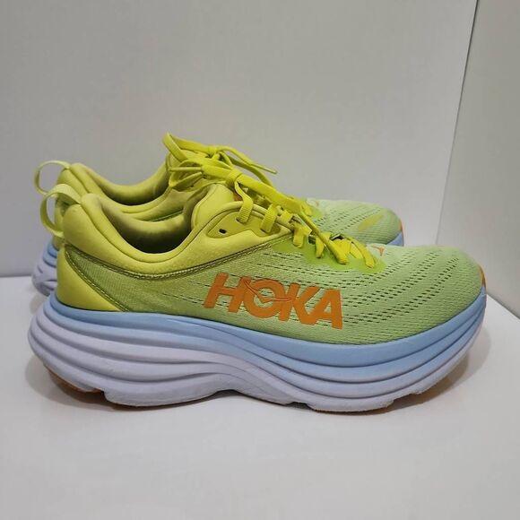 Hoka Bondi 8 Sneakers vibrant Butterfly/Evening Primrose 9D Men\'s main image 4